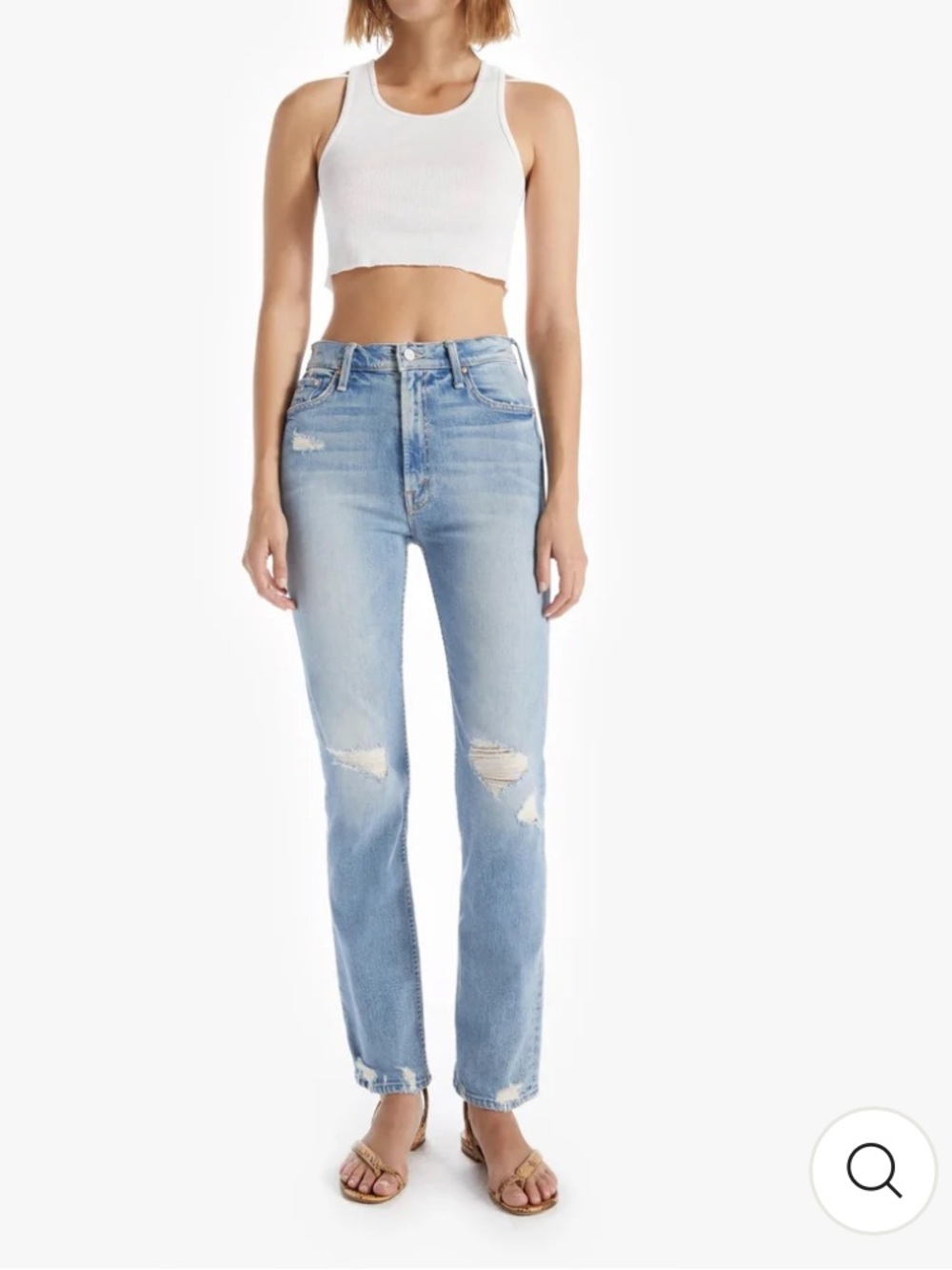 Mother Denim Jeans High Waisted Rider Skimp in The Confession 29 EUC